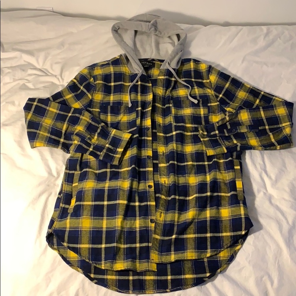 Hooded flannel!